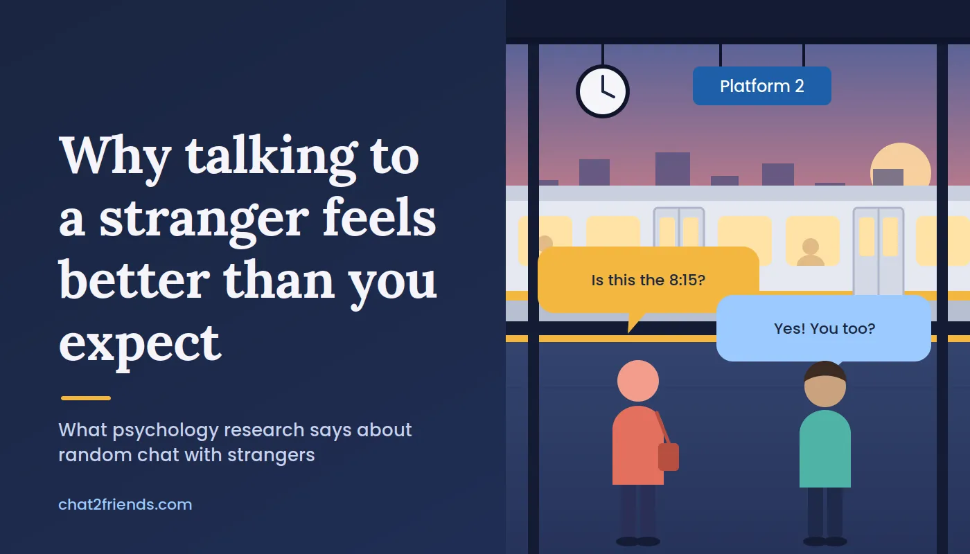 Why Talking to a Stranger Feels Better
